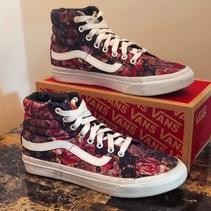 VANS Floral High Tops | sz 5.5